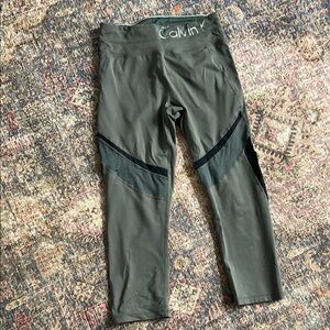 Calvin Klein Olive Green Leggings